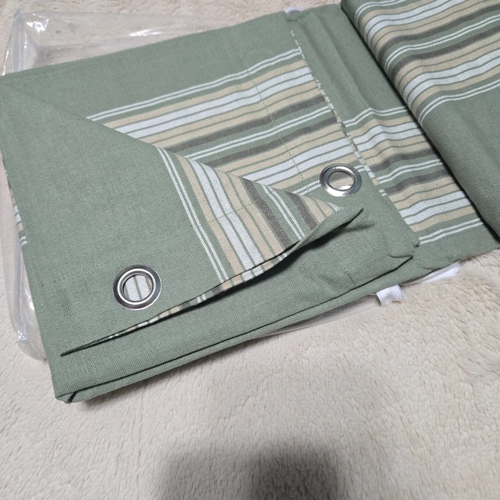 Sonoma striped shower curtain